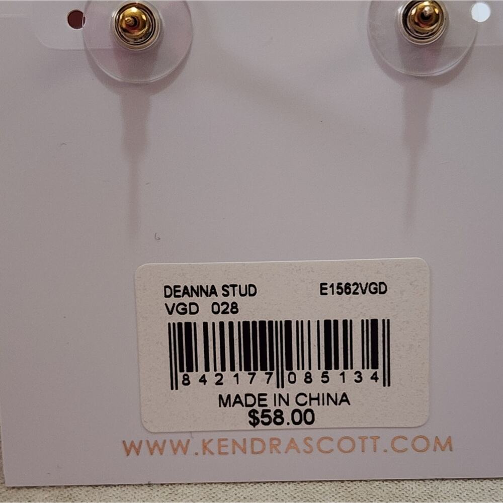 Kendra scott Gold Deanna Stud Tassel Earrings - Picture 5 of 5